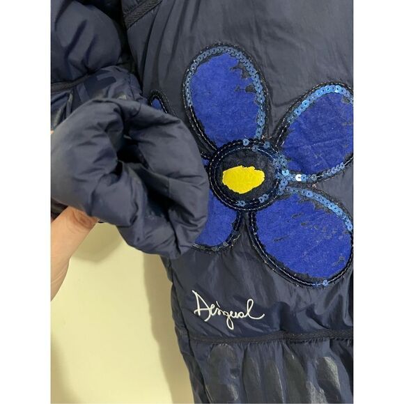 ‎Desigual Girl's Coat Cerezas - Picture 8 of 9